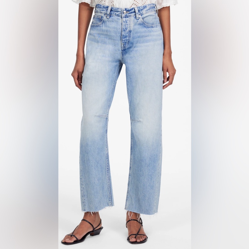 Madewell Sky Blue Cropped Jeans